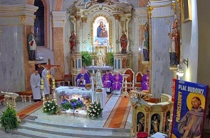 Paróquia de São Mateus. Igreja. Webcams Andrychów