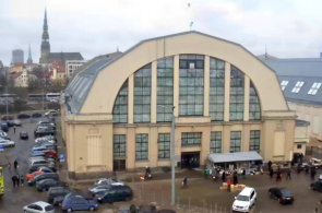Mercado central de Riga. Webcam de Riga online