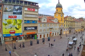 Câmara Municipal. Webcams de Rijeka on-line