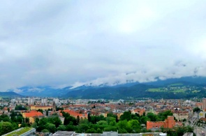 Panorama da cidade. Webcams Innsbruck