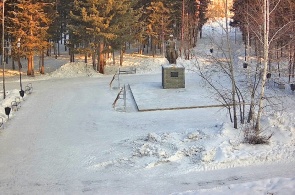 Parque da Vitória. Monumento aos Soldados. Webcams de Ust-Ilimsk