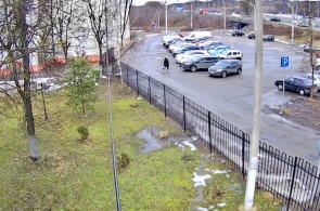Rua Zarechnaya, entrada da cidade. Ângulo 3. Webcams Yakhroma online