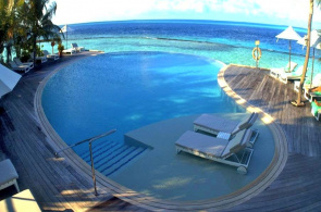 Ilha de Kamadu. Webcams online Maldivas