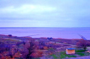 Lago rosa. Webcams Genichesk