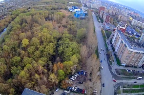 Edifício residencial Sholmov 12a (panorama). Webcams Ulyanovsk