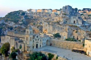 Santa Maria di Idris e San Pietro Caveoso. Webcams Matera online