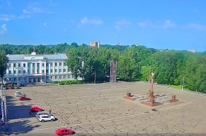 Praça Lenine. Webcam Velikiye Luki on-line