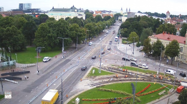 Cidade velha Webcam de Tallinn online