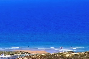 Praia da Fonte da Telha. Ângulo 2. Webcams da Costa da Caparica