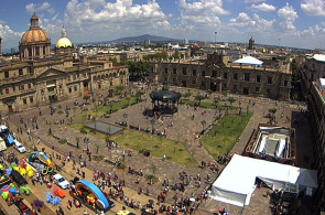 Plaza de Armas. Webcams em Guadalajara online