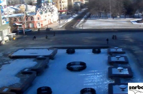 Webcam das ruas de Kirov-Radishchev. Webcam Saratov online