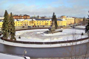 A Área De Lenin. Webcam de Petrozavodsk online