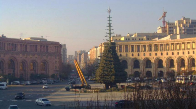 Praça da República. Yerevan em tempo real