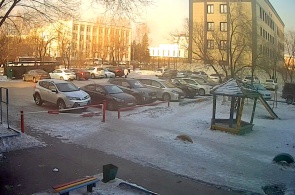 Parque infantil em Kochetova. Webcams em Kyzyl online