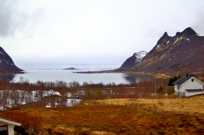 Fiorde de Grunnfarnesbotn. Webcams Troms