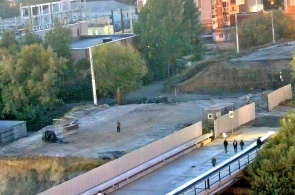 Ponte no Novo Mercado. Webcams Barnaul