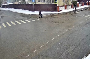 Cruzamento de Pod'yacheva e Surovtsovsky proezd. Webcams Yakhroma online