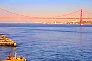 Ponte 25 de Abril e Ponte Vasco da Gama. Webcams de Lisboa