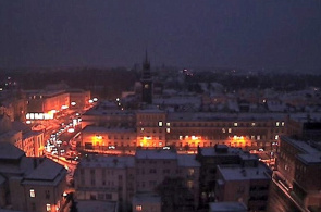 Panorama da cidade. Pardubice webcam on-line