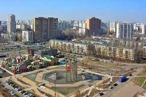 Square of Glory, câmara web Metro Kuzminki on-line