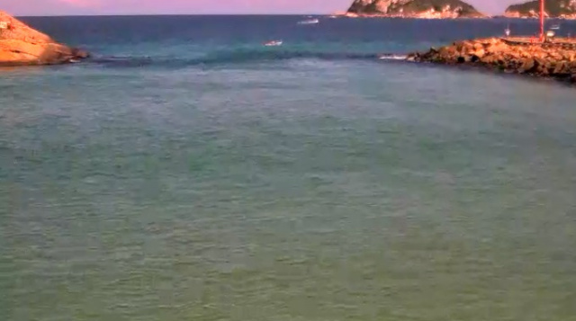 Praia da Barra da Tijuca. Webcam do Rio de Janeiro online