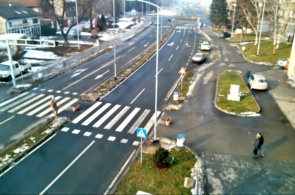 A cidade de Zenica em tempo real