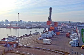Porto de Delfzale. Groningen webcams online