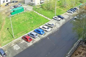 Avenida Salavat Yulaev. Ângulo 2. Webcams Baymak online