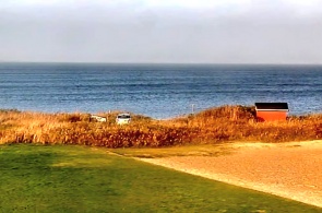 Vista da Praia de Hvide Sande. Webcams Copenhaga