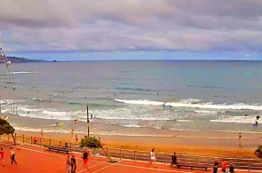 Praia de Las Canteras. Ângulo 2. Webcams de Gran Canária online