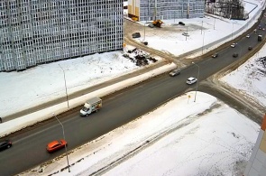 Encruzilhada da Rodovia Sudoeste com a Rua Kotovskogo. Webcam Saransk