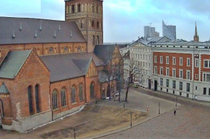 Praça Dome. Webcam de Riga online