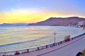 Vista da baía de Provato. Ordzhonikidze webcams