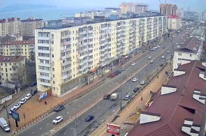 Vista da Avenida Lenin. Webcams Novorossiysk