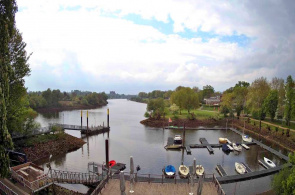 O porto do rio Weser. Webcams de Bremen on-line
