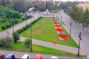 Praça Novosobornaya. Webcams de Tomsk on-line