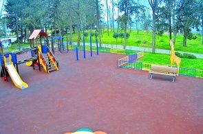 Parque infantil do sanatório Conhecimento. Webcams Adler