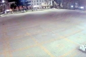 Praça central (vista de perto). Webcams Tuapse