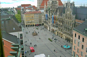 Câmara Municipal nova. Webcams de Munique on-line