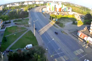 Rua dos Cosmonautas, vista para a Pedra Vermelha. Webcams Nizhny Tagil