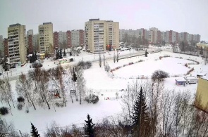 Lagoa da cidade. Webcams de Ozersk