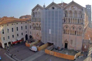 Praça da Catedral. Webcams Ferrara