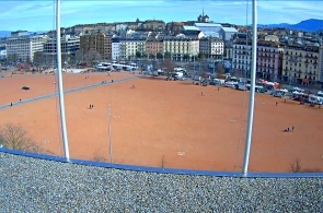 Plaine de Plainpalais. Webcams de Genebra