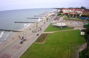 Zelenogradsk praia webcam on-line