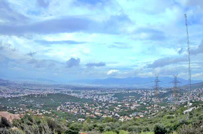 Vista da cidade a partir do Monte Pendelicon. Atenas webcams online