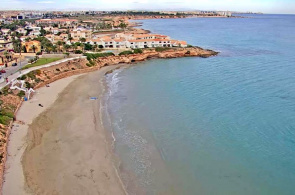 Praia Playa de la Zenia. Webcam panorâmica on-line.