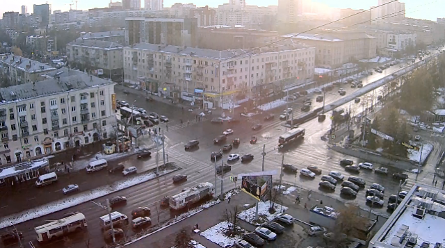 Encruzilhada da Avenida Lenin - Rua Engels. Chelyabinsk online