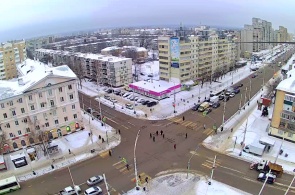 Encruzilhada de Sovetskaya Chichkanov. Webcams de Tambov