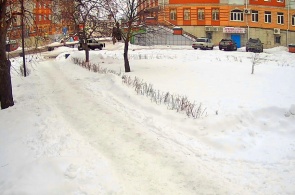 Praça Pushkin. Webcams de Ielets