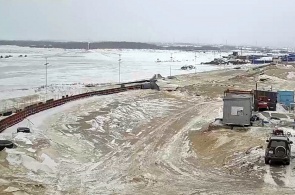 Reconstrução do aterro de Amur. Ângulo 4. Webcams Komsomolsk